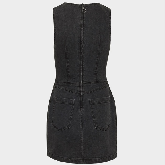 BNWT - Aritzia Denim Forum The Shift Denim Mini Dress (S) - Picture 7 of 15